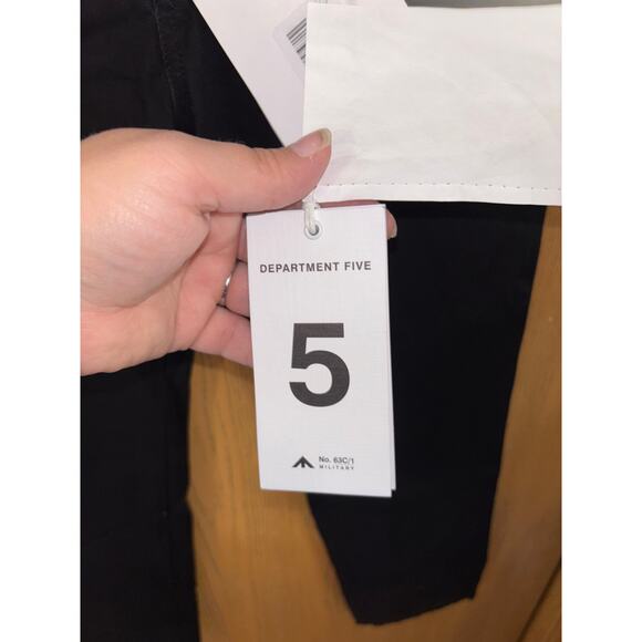 Department Five women’s black denim carma button fly straight leg pants NWT 28 - Picture 4 of 12